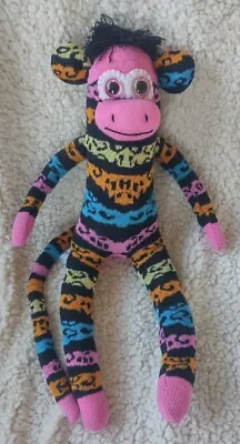 £14 • Buy ALLSORTS Large Handmade Sock Monkey  Soft Plush Toy  With Saftey Eyes .