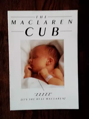 Vintage Pram Leaflet - The Maclaren Cub - New Ex-shop Stock • £4.99