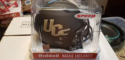 UCF CENTRAL FLORIDA GOLDEN KNIGHTS BLACK NCAA Mini Speed Football Helmet RIDDELL • $27.95