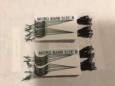20 Hand Tied Short / Pva Bag Rigs Micro Barbed 8s 6s • £10.50
