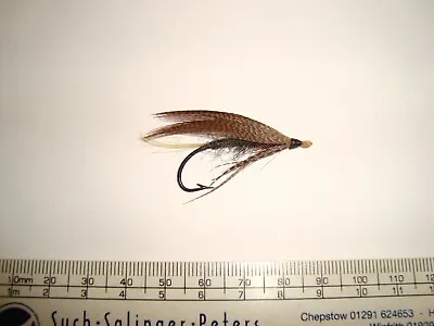 Old Salmon Fly Vintage Salmon Fly Fishing Old Fishing Fly Gut Eye 1.5 Gut Salmon • $21.48