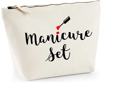 Manicure Set Bag Nail Polish Storage Bag Pouch  Nail Accessories Bag Pouch Gift • £6.99