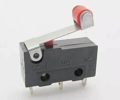 10pcs Mini Micro Switch Roller Lever Limit Switch Normal Open/Close 5A 20x10mm • $3.67