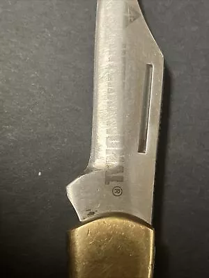 Vintage International Harvester Scout Trucks Brass Folding Pocket Utility Knife • $24.99