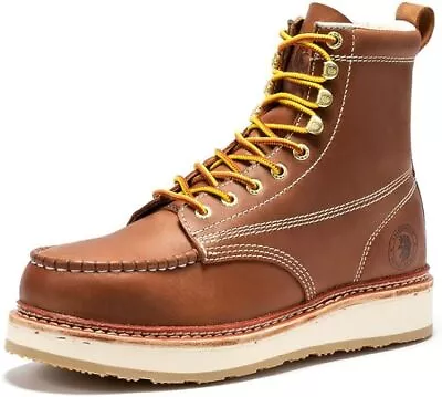 ROCKROOSTER Norwood - Steel Toe Work Boots For Men SAP621 • $119.99