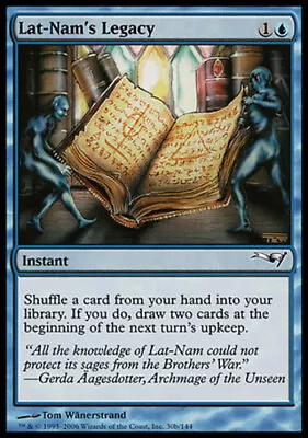 [1x] Lat-Nam's Legacy - Near Mint English - Coldsnap Theme Deck Reprints MTG Ma • $1.99