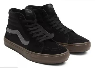 Vans Men's BMX SK8-HI Shoes High Top Runners Sneakers Skate - Black/Dark Gum • $149