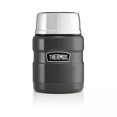 Thermos Stainless Steel Vacuum Insulated Food Jar Container 473ml With Spoon  • $31.66