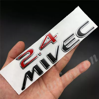 2.4 MIVEC Logo Car Trunk Lid Rear Fender Emblem Badge Decals Sticker • $12.90