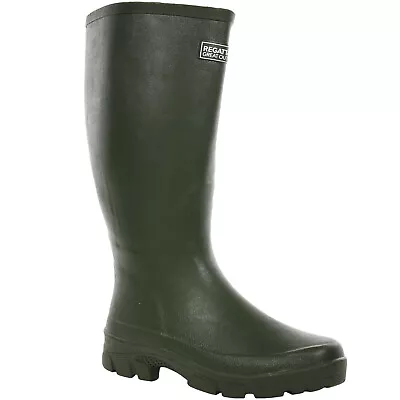 Regatta Mens Mumford II Outdoor Wellies Welly Wellington Boots - Deep Green • $44.50