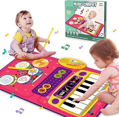 1 Year Old Girl Gifts Piano Mat Baby Toys For 1 Year Old Girl 2 In 1 • $19.99