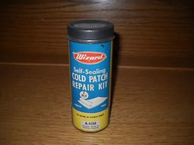 Vintage Wizard Self Sealing Cold Patch Repair Kit Western Auto Co. • $12.95