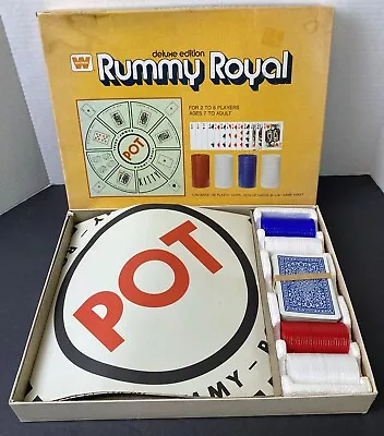 Vintage RUMMY ROYAL Card Game  Deluxe Edition 70’s Whitman  COMPLETE • $29.99