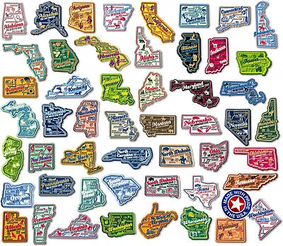 U.S. Premium State Map Magnet Set By Classic Magnets 51-Piece Set • $89.99