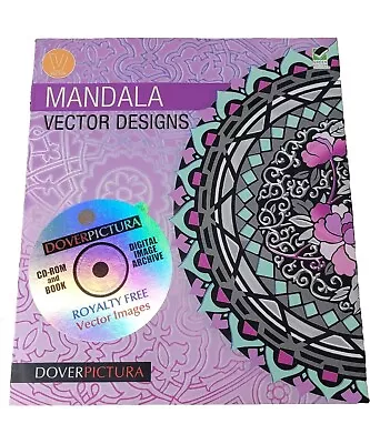 Mandala Vector Designs Alan Weller Dover Pictura Electronic Clip Art CD ROM   • $55.79