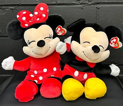 Ty Beanie Buddies Disney Collection Mickey And Minnie Mouse Bundle • $20