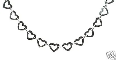 Steel By Design Heart Shape Link Chain Necklace 20  Length • $9.99