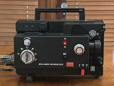 Elmo K-100 SM 8mm And Super 8 Adjustable Speed Projector  • $69.99