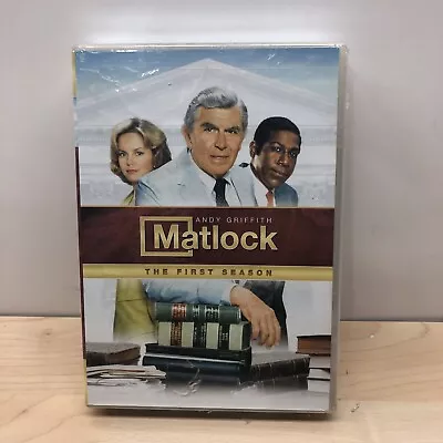 Matlock - The First Season DVDs Andy Griffith 1986-87 Seven Disk Set • $9.98