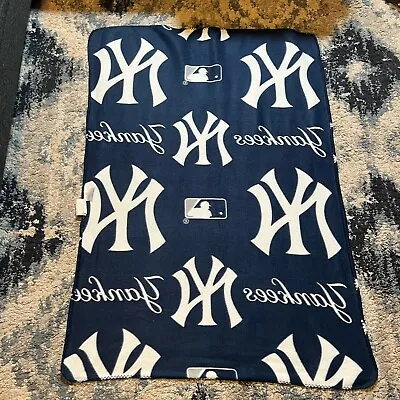 The North West New York Yankees 52x36  Blanket NY MLB Red White Blue Plush • $19.98