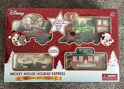 Disney Mickey Mouse Holiday Express Christmas 36 PC Train Set Series 3 Ages 8+ • $75