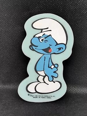 Vintage Smurfs Eraser 1983 Wallace Berrie Peyo 4  Smurf Hong Kong (Lot #100) • $4.50