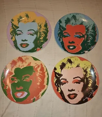 Block China Set Of Four 8.25-inch Andy Warhol's Marilyn Monroe Plates • $24