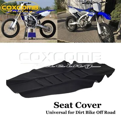 Universal Gripper Rib Skin Seat Cover For Supermoto Dirt Bike Off Road Motocross • $19