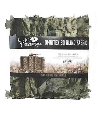 Camouflage Hunt Blind Fabric 3D Omnitex Leafy Mossy Oak Break-Up Country 12'X56  • $14.99