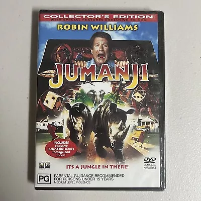 Jumanji (DVD 1995) Collector’s Edition Brand New & Sealed Adventure Fantasy • $6.95