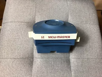 VINTAGE 1960 GAF VIEW-MASTER Lighted 3D Viewer BLUE Parts Or Repair • $7