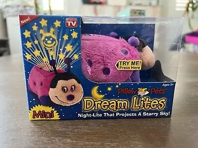Pillow Pets Dream Lites Mini - Hot Pink Ladybug • $14.90