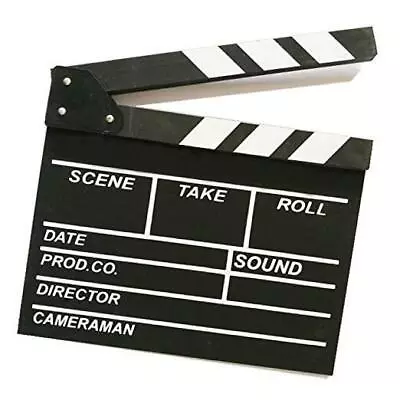  12 X11  Movie Film Clap Board Wooden Movie Clapboard Film Clapper Board  • $16.12