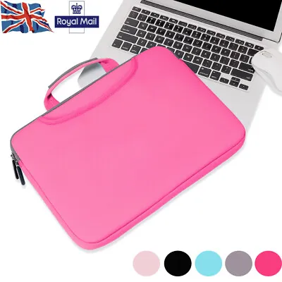 Laptop Sleeve Case Bag Carry Case For Macbook Air/HP 11/12/13/14/15/15.4/15.6 UK • £10.99