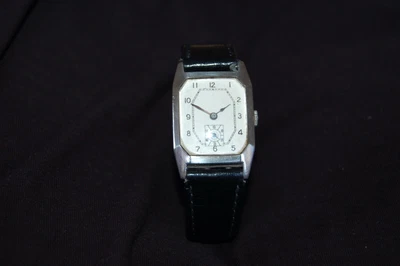 £95 • Buy 20's Sterling Silver Art Deco Mens Wristwatch Glasgow Circa 1927.