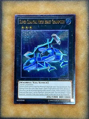 Yugioh Super Quantal Mech Beast Grampulse OP03-EN003 Ultimate Rare NM • $15.49