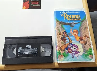 Black Diamond The Rescuer's Down Under Disney VHS Video Tape VCR Movie Tested  • $4.99