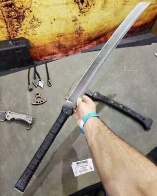 G-10 Micarta Handle HUNT-EX SWORD Custom D2-Steel Hand Forged Ninja Sword • $125