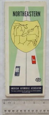 £2 • Buy 1961 American Automobile Association Map Northeastern States