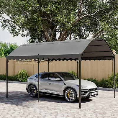 4x3m Structure Carport Outdoor Gazebo Canopy Large Garden Shade Shelter Awning • £195.95