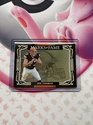 2007 Absolute Memorabilia Joe Thomas Rookie Marks Of Fame /50 • $4