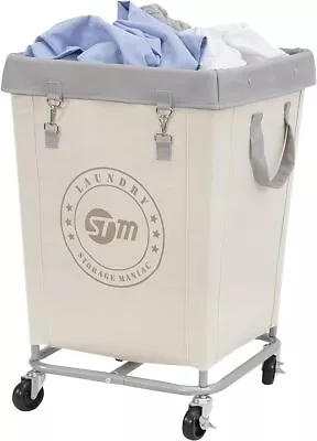 Commercial Laundry Hamper With Heavy Duty Steel Frame 160 L Industrial • $55.79