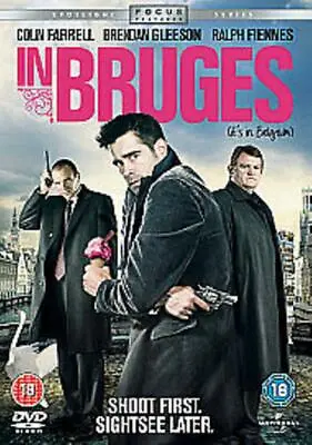 In Bruges (DVD 2006) Dark Comedy STARRING Colin Farrell Ralph Fiennes Rated 18 • £4.50