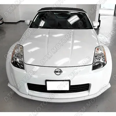 For 2003-2005 Nissan 350Z Z33 CT-Style Painted White Front Bumper Spoiler Lip • $143.99