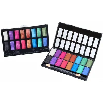 £6.99 • Buy Saffron LONDON 16 Colours Shimmer Eyeshadow #6011