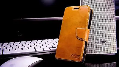 Akira Handmade Leather Phone Case Sony Xperia Z1 Compact Glass Film • $37.32