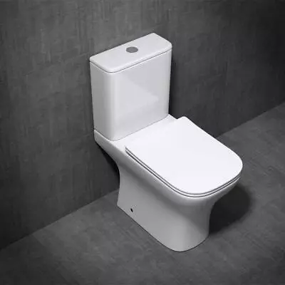 Durovin Toilet Pan And Cistern Ceramic Close Coupled Rimless & Soft Close Seat • £149.95