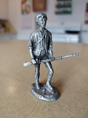 Vintage Lexington Pewter Soldier Figure Miniature 2.5  Historical Society • $9.99