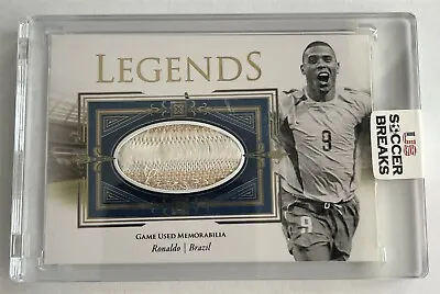 2021-22 Futera World Football Unique Ronaldo /15 Brazil Match Worn Memorbilia • $399.99