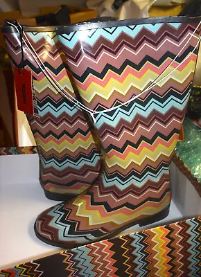 Missoni Target Rain Boots Ladies  Womens Size 10 Brand New * Fast Shipping * • $64.88